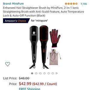 Hair Straightener brush